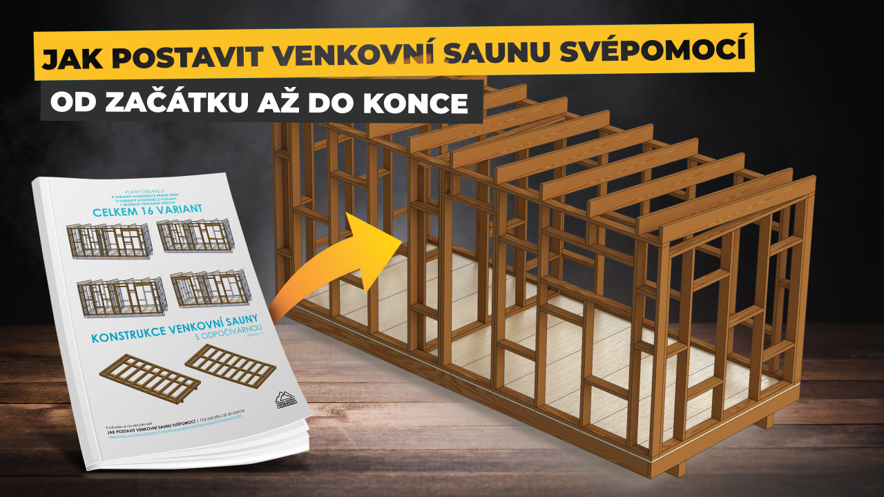 Venkovní sauna s odpočívárnou